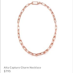 Monica Vinader Alta Capture necklace rose gold